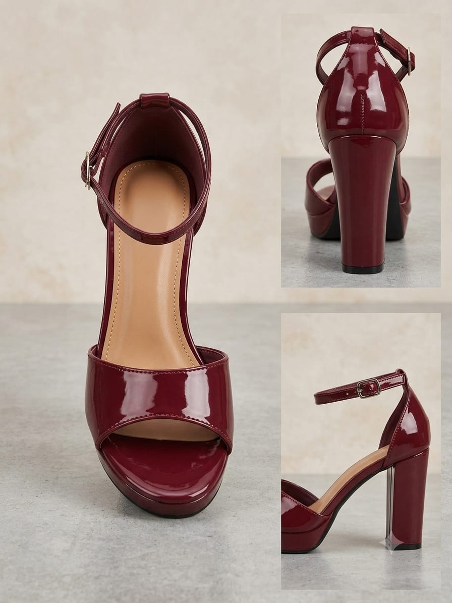 Comfort Enhance Floral Lace Pointed Toe Slingback Heels