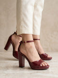 Comfort Enhance Floral Lace Pointed Toe Slingback Heels