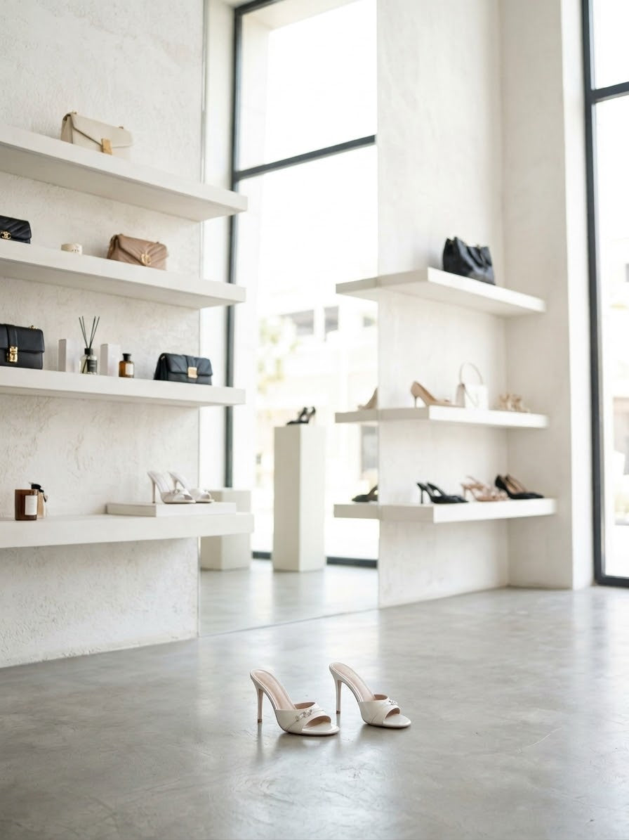 Comfort Enhance Crystal Embellished Patent Mule Heels